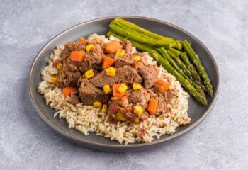 Carne Guisada with a Vegetable