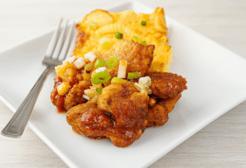 Hawaiian BBQ Chicken with Scalloped Potatoes