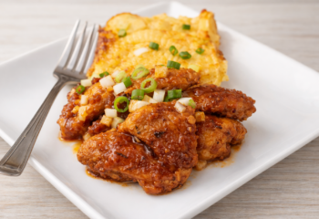 Hawaiian BBQ Chicken with Scalloped Potatoes