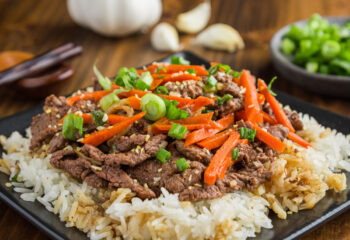 Gingered Beef Bowl