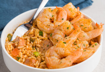 Shrimp and Chicken Sausage Jambalaya