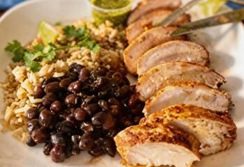 Grilled Chicken with Brown Rice and Black Beans Grilled Chicken with Brown Rice and Black Beans