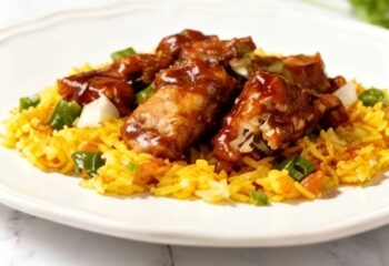 Teriyaki Chicken with Tumeric Rice