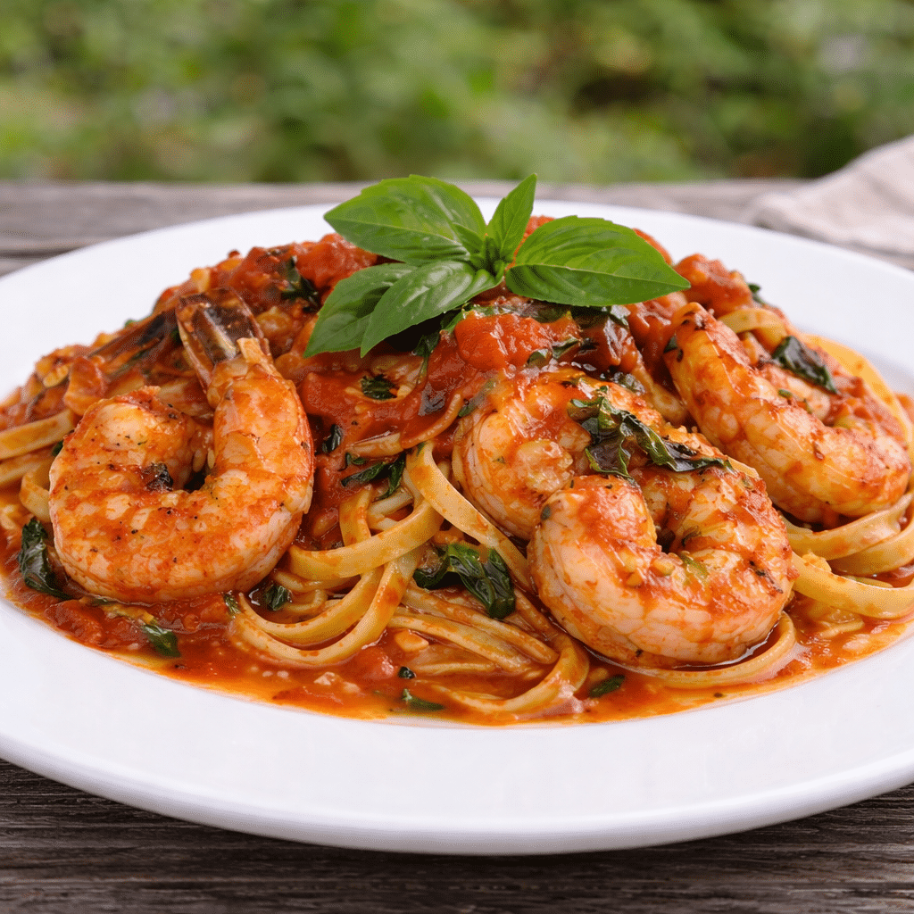 Linguini Shrimp Fra Diavolo
