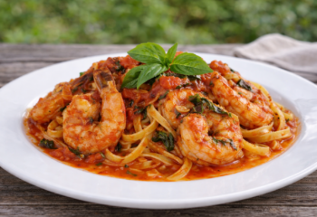 Linguini Shrimp Fra Diavolo