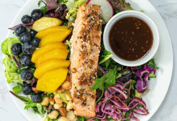 Citrus Ponzu Salmon Salad