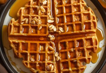 Pumpkin Oatmeal Waffle