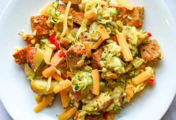 Sausage Potato Veggie Scramble