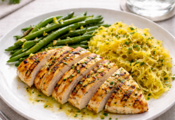 Citrus Herb Chicken Breast with Garlic Green Beans Citrus Herb Chicken Breast with Garlic Green Beans