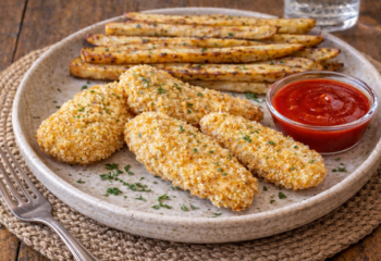 Chicken Tenders with French Fries Chicken Tenders with French Fries