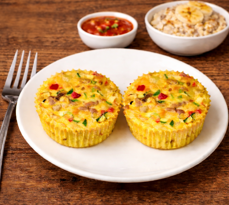 Turkey Veggie Egg Muffins